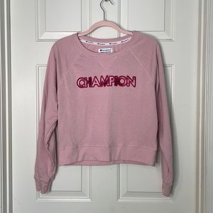 Champion Crewneck- Light Pink